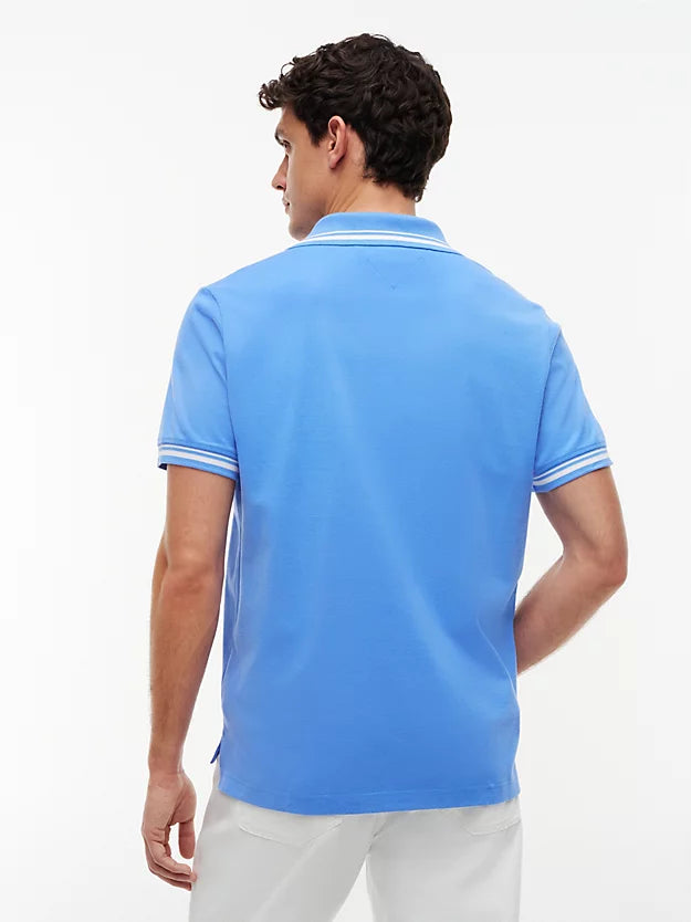 Flag Regular Fit Tipped Polo Shirt