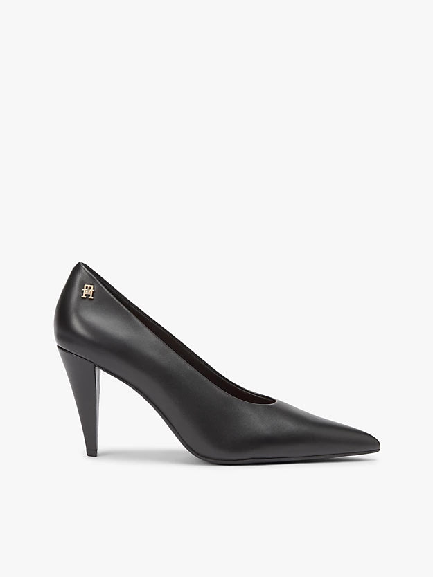 Leather Monogram High Heels