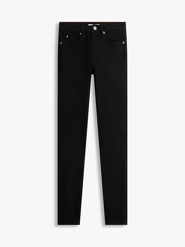 Como Mid Rise Skinny Black Jeans
