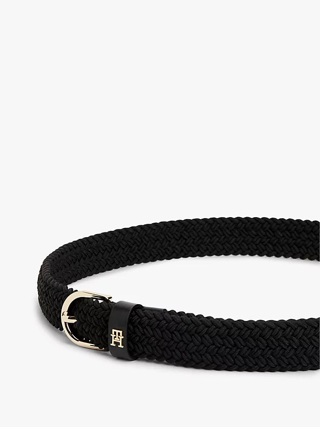 Essential Monogram Braided Elastic Belt