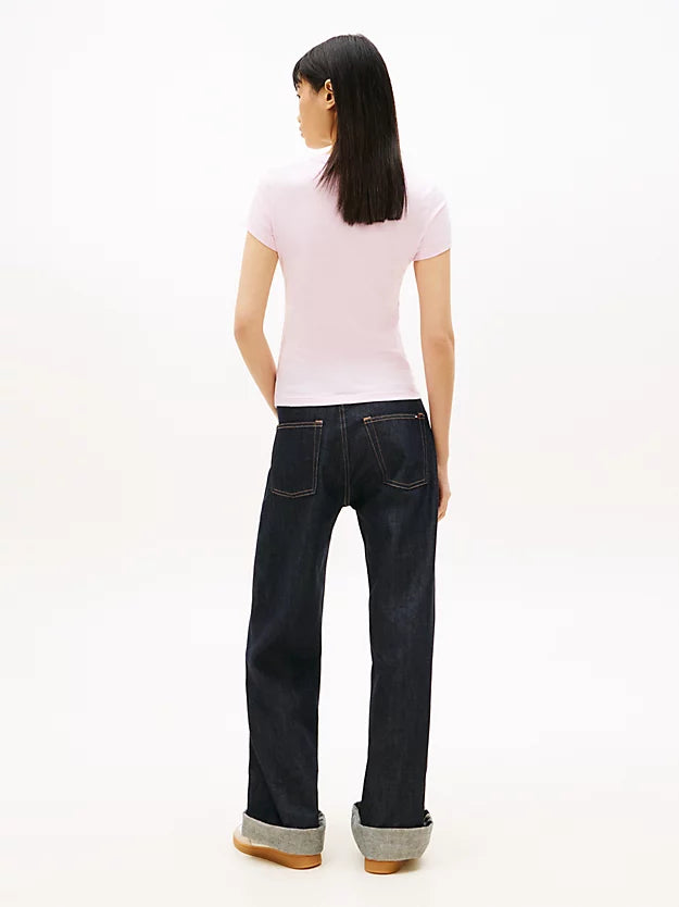 Wavy Flag Jersey Slim T-Shirt