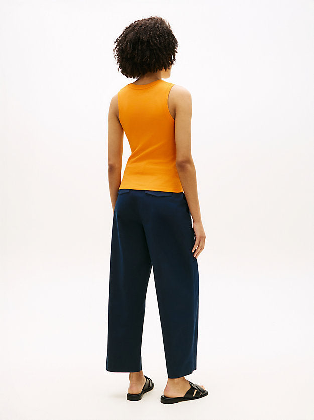 Slim Crew Neck Tank Top