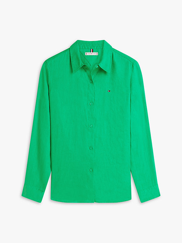 Relaxed Fit Pure Linen Shirt