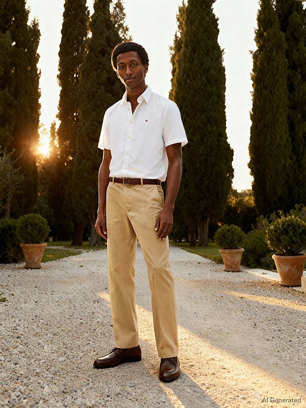 Regular Fit Flex Poplin Short Sleeve Shirt