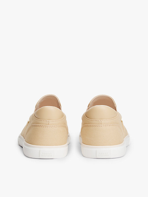 Low Profile Canvas Slip-On Trainers