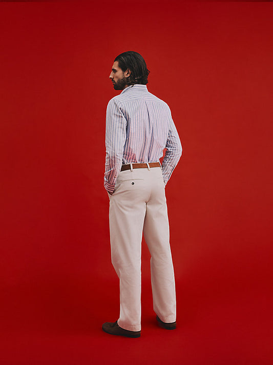 Regular Fit Stripe Oxford Shirt