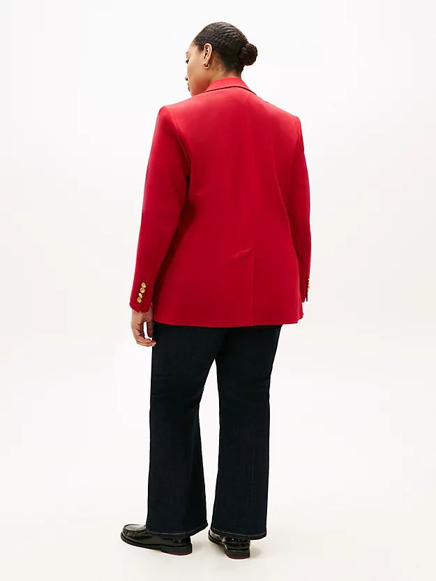 Curve Timeless Wool Blend Relaxed Blazer