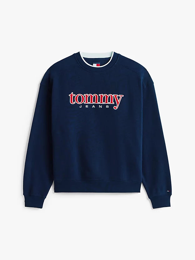 90s Logo Appliqué Fleece Sweatshirt