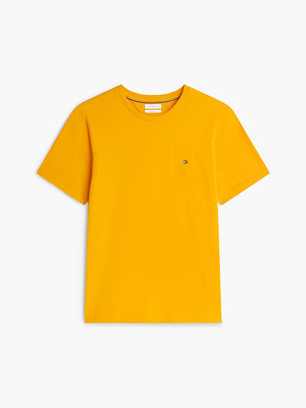Flag Embroidery Jersey Crew Neck T-Shirt