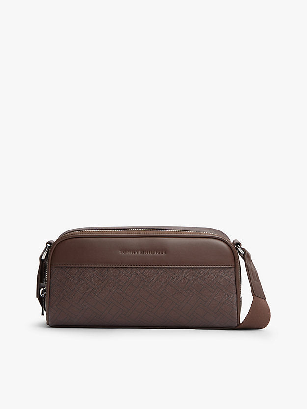 Embossed Flag Crossbody Camera Bag