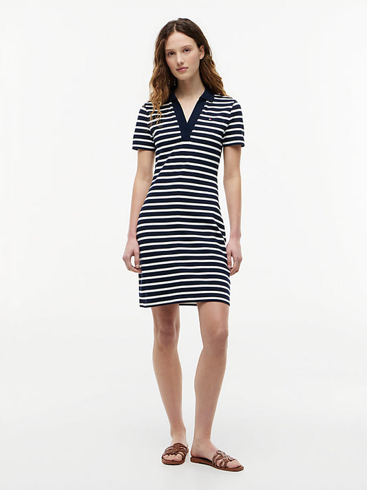 1985 Slim Mini Short Sleeve Polo Dress