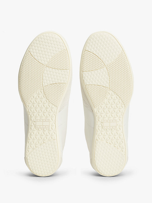 Leather Low Profile Ballet Trainers