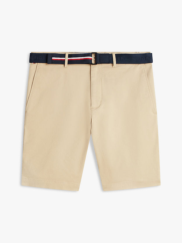 Denton Straight Fit Belted Chino Shorts