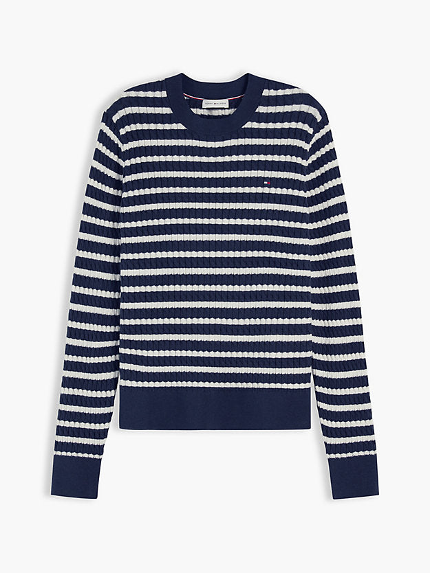 Cable Knit Crew Neck Jumper
