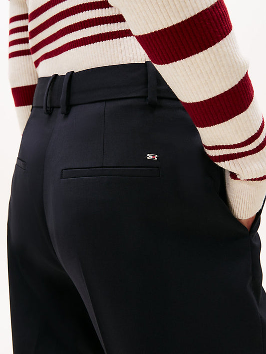 Timeless Slim Straight Leg Ankle Trousers