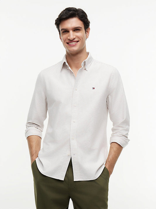 Regular Fit Ithaca Stripe Oxford Shirt