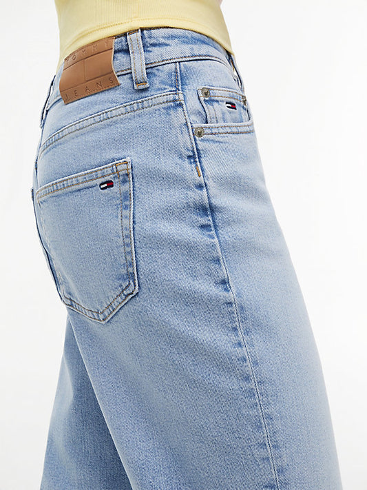 Faded Low Rise Straight Leg Jeans