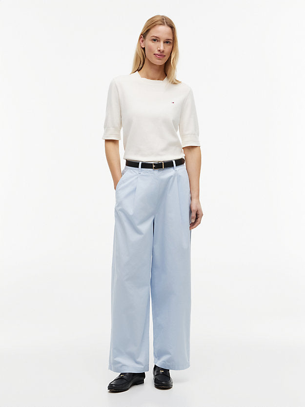 Washed Barrel Leg Chinos