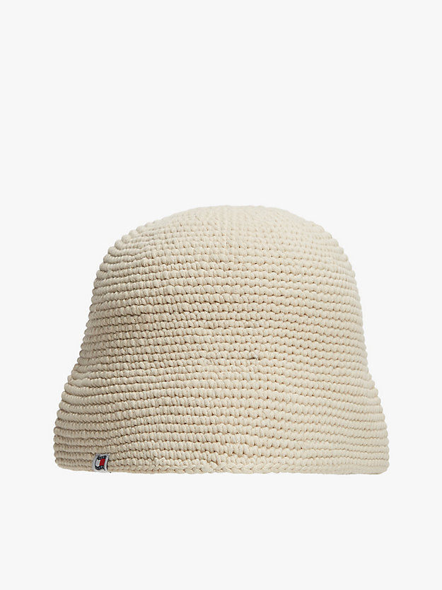 Crochet Logo Embroidery Bucket Hat