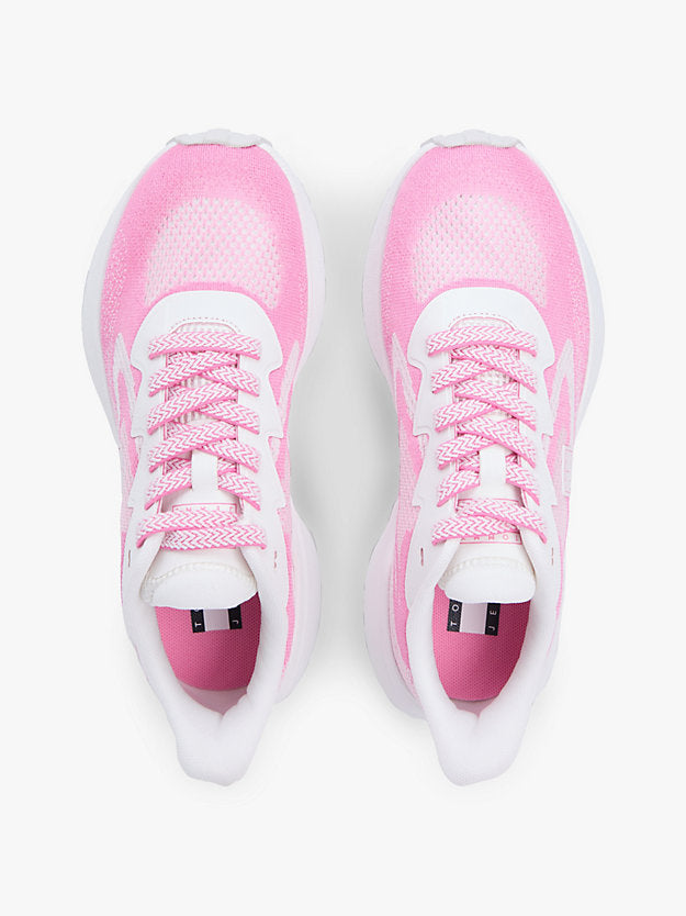 Mesh Jacquard Knit Cleat Trainers