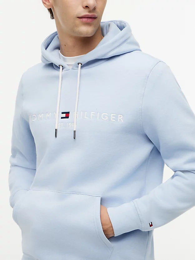 Logo Embroidery Fleece Hoody