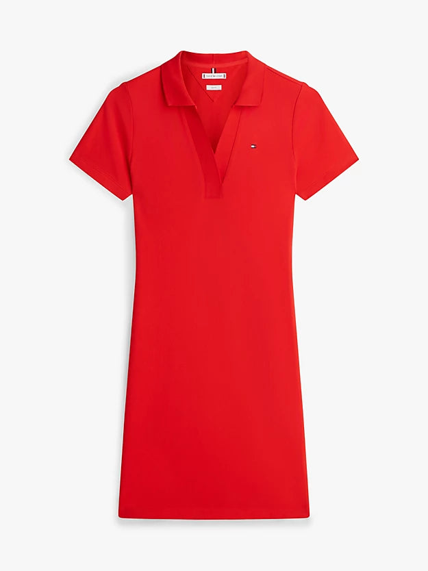 1985 Slim Mini Short Sleeve Polo Dress