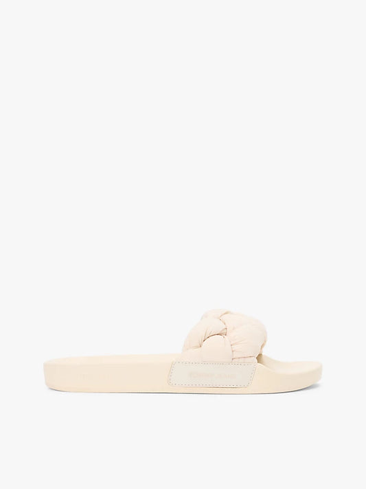 Embossed Braided Strap Slides