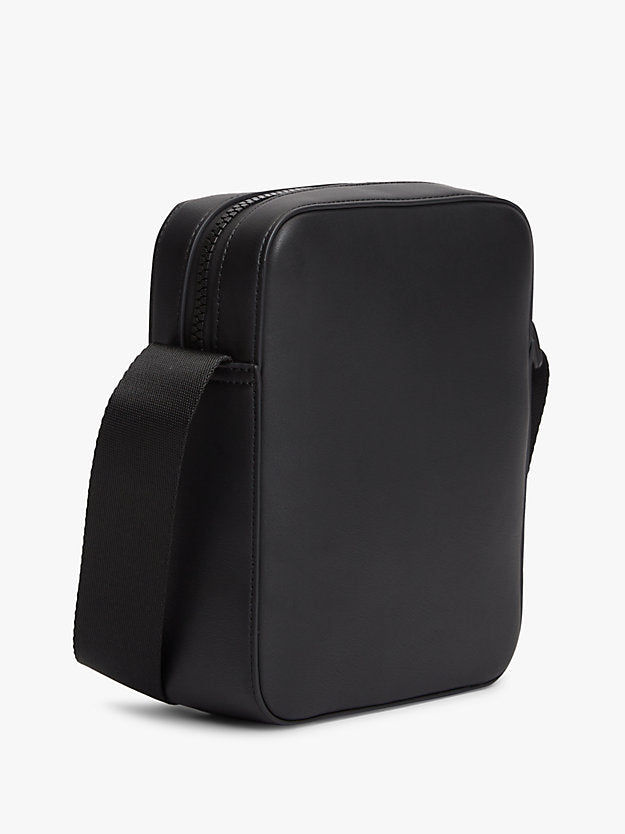 Metal Logo Crossbody Reporter Bag
