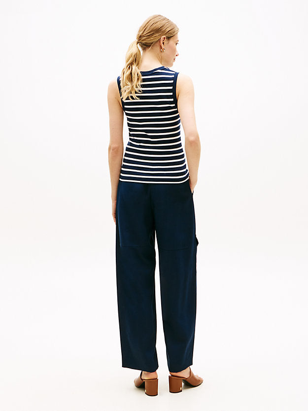 Slim Crew Neck Tank Top