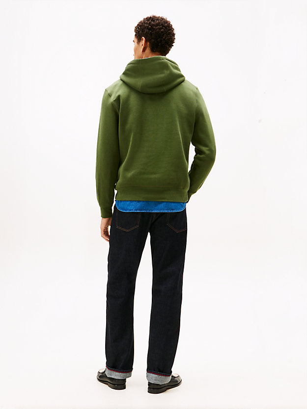 Logo Embroidery Fleece Hoody