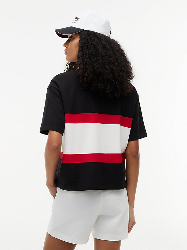 1 Team Logo Boxy Polo Shirt