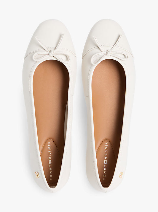 Monogram Leather Ballerinas