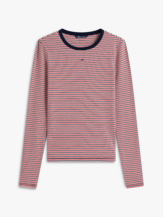 Slim Ribbed Long Sleeve T-Shirt