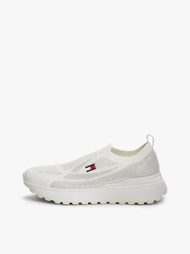 Logo Knit Cleat Slip-On Trainers