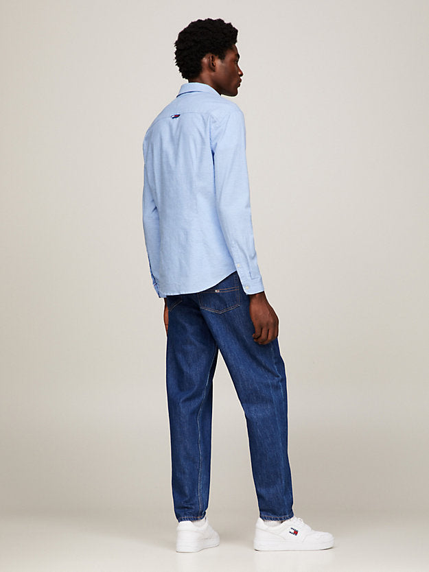 Stretch Oxford Cotton Slim Fit Shirt