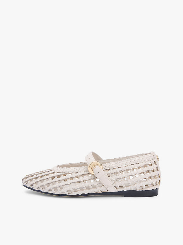 Woven Mary Jane Ballerinas