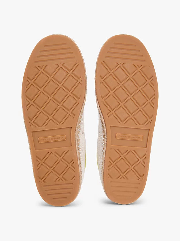 Woven Logo Embroidery Rope Trainers