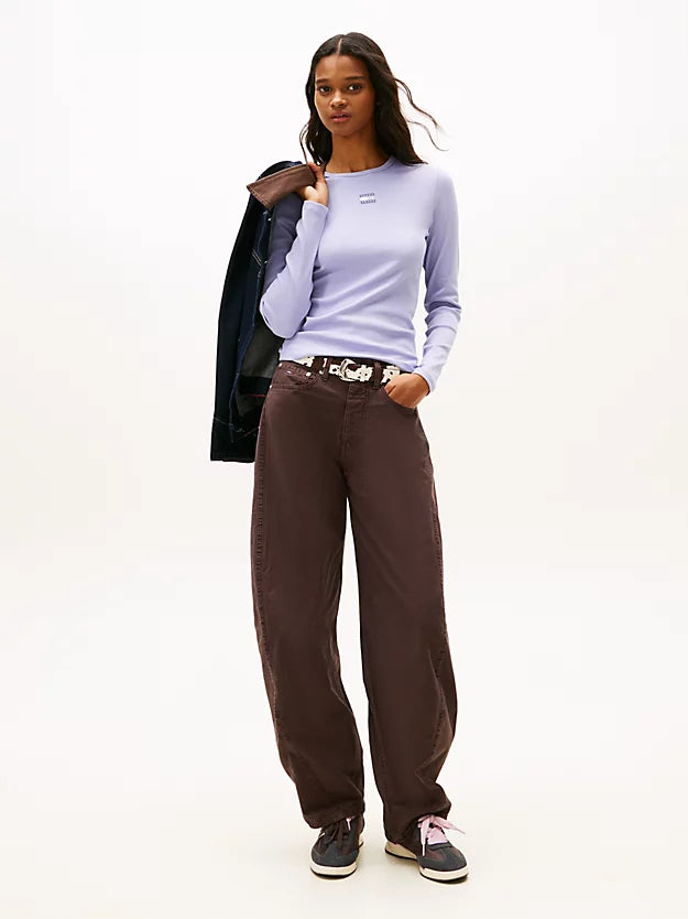 Badge Slim Long Sleeve T-Shirt