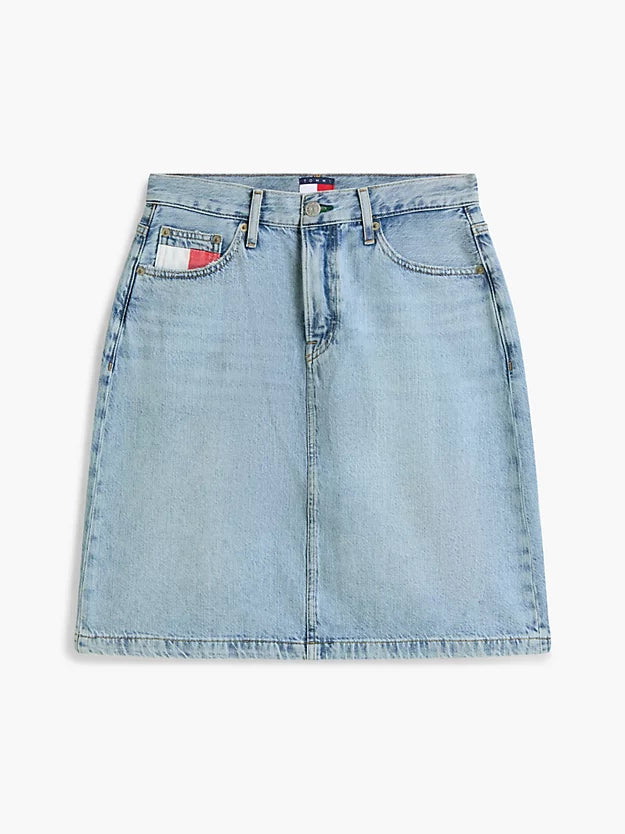 Claire Vintage Denim Mini Skirt
