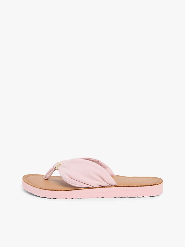 Monogram Plaque Hemp Flip-Flops