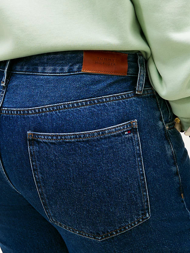 Curve High Rise Tapered Barrel Leg Jeans
