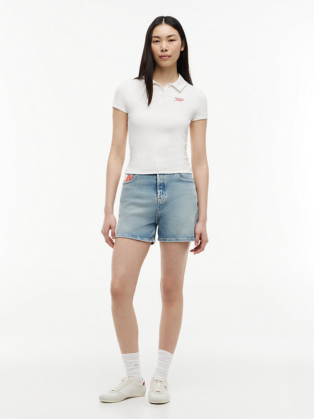 Vintage Mom Mid Rise Denim Shorts