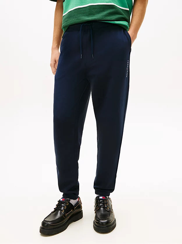 Linear Logo Fleece Drawstring Joggers
