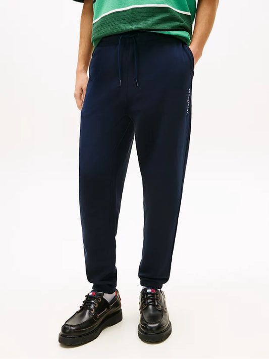 Linear Logo Fleece Drawstring Joggers