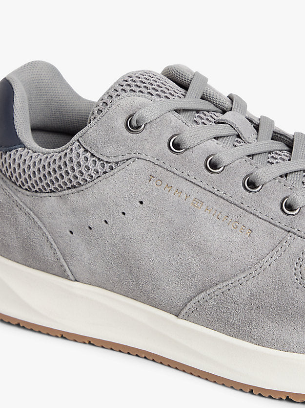 Suede Mixed Texture Fine Cleat Trainers