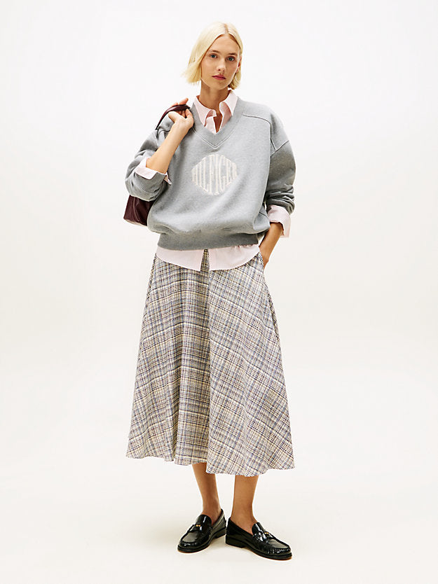 Midi A-Line Skirt WiLinen