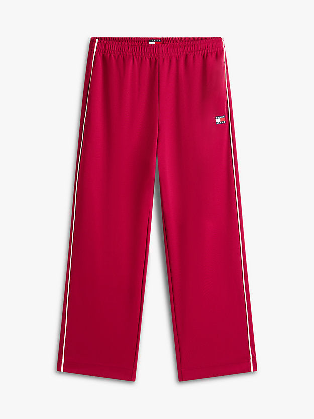 Badge Interlock Knit Relaxed Joggers