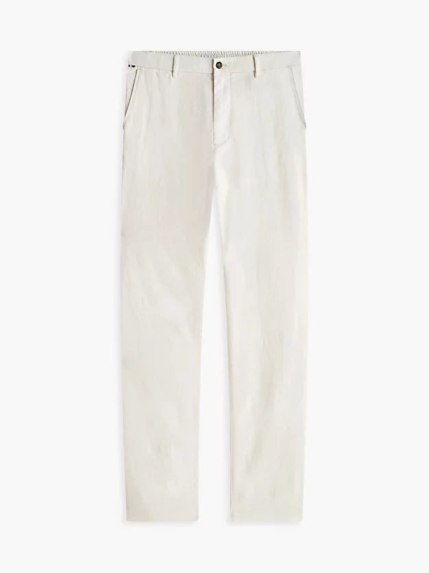 Denton Straight Leg Linen Blend Chinos