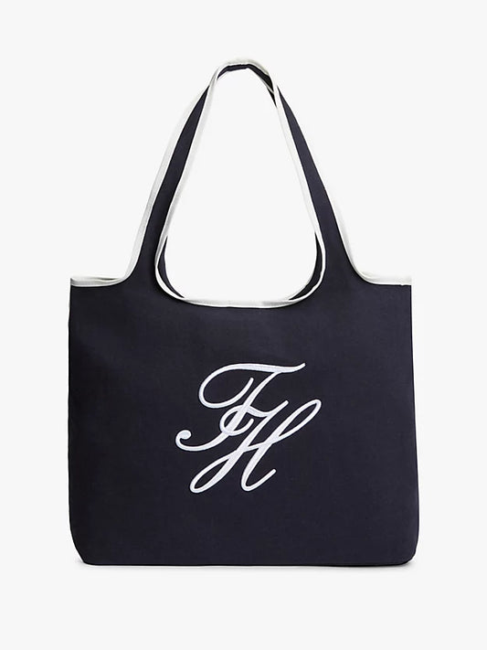 Canvas Beach Tote Bag WiPouch
