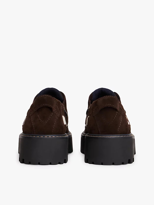 Archive Suede Cleat Cow Print Boat Shoes
